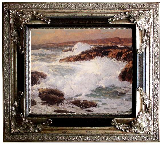 framed  Edgar Payne Untitled Seascape, Ta053